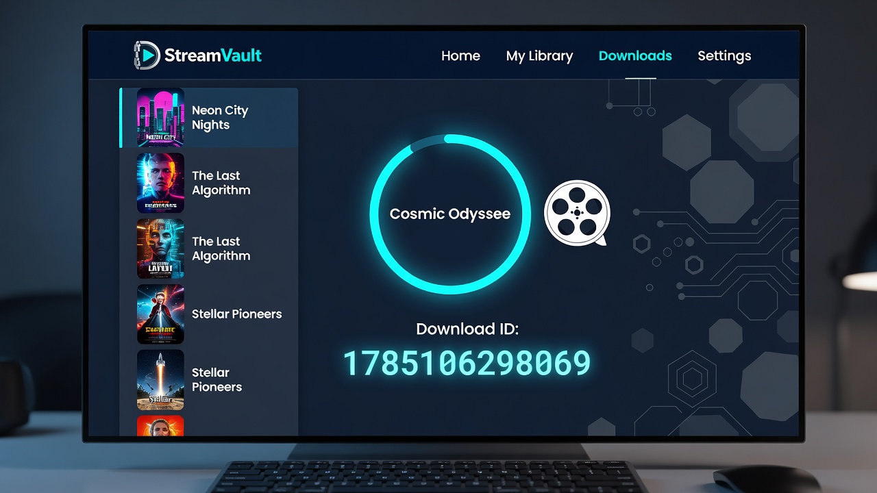 Technical aspects of secure film downloads adn resolution options