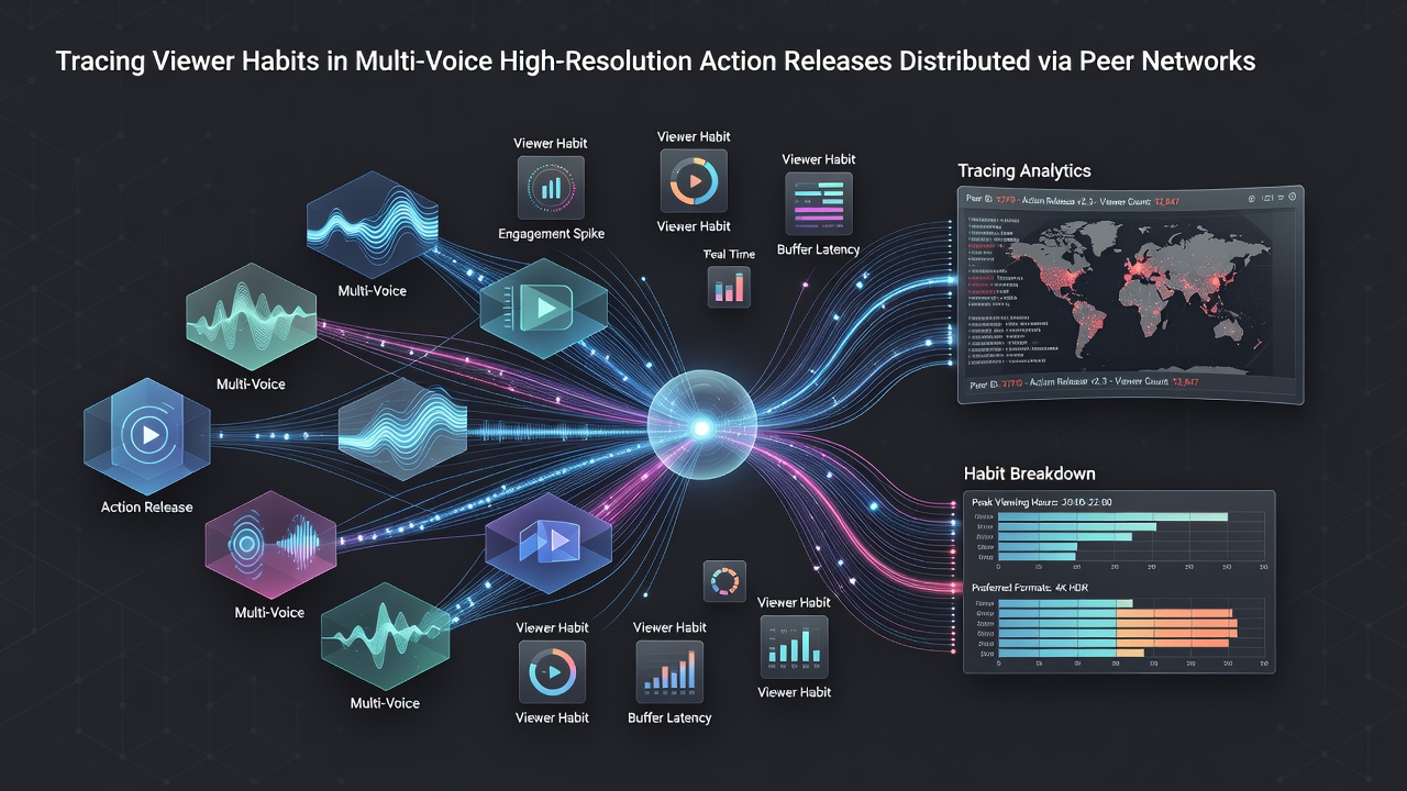 Visualization of viewer data patterns across peer networks for high-resolution action releases